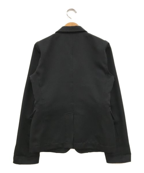 BLACK COMME des GARCONS（ブラックコムデギャルソン）BLACK COMME des GARCONS (ブラック コムデギャルソン) ランダムボタンテーラードジャケット ブラック サイズ:XSの古着・服飾アイテム