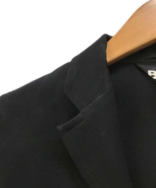 BLACK COMME des GARCONS（ブラックコムデギャルソン）BLACK COMME des GARCONS (ブラック コムデギャルソン) ランダムボタンテーラードジャケット ブラック サイズ:XSの古着・服飾アイテム