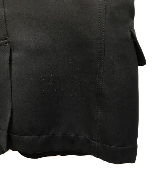 BLACK COMME des GARCONS（ブラックコムデギャルソン）BLACK COMME des GARCONS (ブラック コムデギャルソン) ランダムボタンテーラードジャケット ブラック サイズ:XSの古着・服飾アイテム