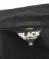 中古・古着 BLACK COMME des GARCONS (ブラック コムデギャルソン) ランダムボタンテーラードジャケット ブラック サイズ:XS：7000円