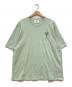 AMI Alexandre Mattiussi（アミアレクサンドルマテュッシ）の古着「ハートロゴ刺繍Tシャツ」｜グリーン