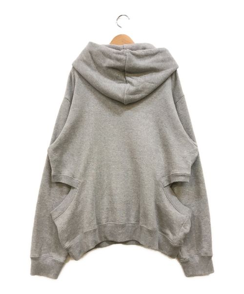 TOGA ARCHIVES（トーガアーカイブス）TOGA ARCHIVES (トーガアーカイブス) HOLE SWEAT HOODIE グレー サイズ:Mの古着・服飾アイテム