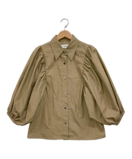 OHGA（オオガ）OHGA (オオガ) ボリュームスリーブシャツ ベージュ サイズ:Fの古着・服飾アイテム