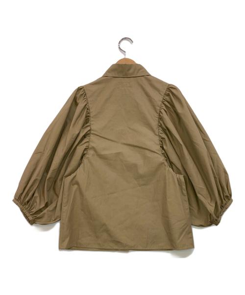 OHGA（オオガ）OHGA (オオガ) ボリュームスリーブシャツ ベージュ サイズ:Fの古着・服飾アイテム