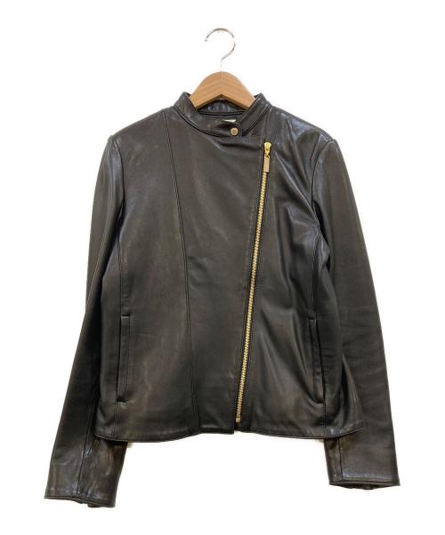 KUMIKYOKU（クミキョク）KUMIKYOKU (クミキョク) ライダースジャケット ブラック サイズ:2の古着・服飾アイテム