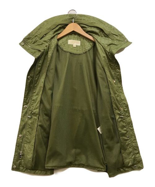 MICHAEL KORS（マイケル・コース）MICHAEL KORS (マイケルコース) モノグラムナイロンジャケット グリーン サイズ:Mの古着・服飾アイテム