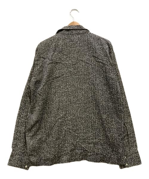 Needles（ニードルズ）Needles (ニードルズ) Edo Komon Print オープンカラーシャツ グレー サイズ:Lの古着・服飾アイテム
