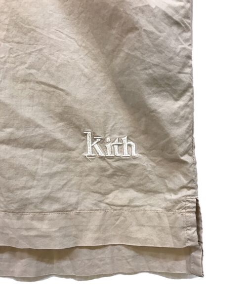 KITH（キス）KITH (キス) ハーフジップシャツ ベージュ サイズ:Lの古着・服飾アイテム