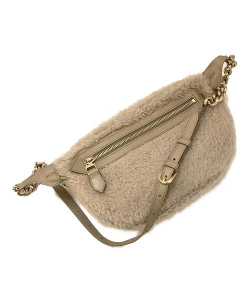 MaxMara（マックスマーラ）MaxMara (マックスマーラ) テディベア ウエストバッグ ベージュの古着・服飾アイテム