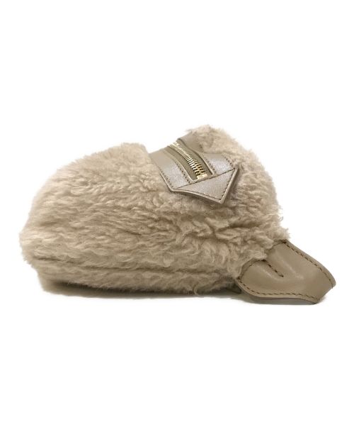 MaxMara（マックスマーラ）MaxMara (マックスマーラ) テディベア ウエストバッグ ベージュの古着・服飾アイテム