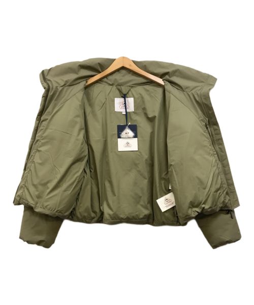 Pyrenex（ピレネックス）Pyrenex (ピレネックス) HARMONIE CROP ダウンジャケット オリーブ サイズ:36の古着・服飾アイテム