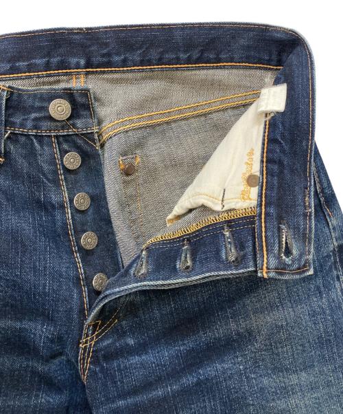 THE FLAT HEAD（ザ・フラットヘッド）THE FLAT HEAD (ザ・フラットヘッド) 3005 赤耳 ボタンフライ デニムパンツ インディゴ サイズ:30の古着・服飾アイテム