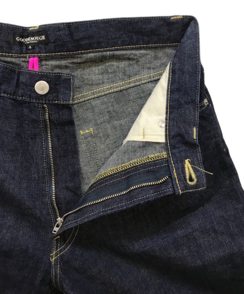 GOODENOUGH（グッドイナフ）GOOD ENOUGH (グッドイナフ) RIGID SWARO CLOPED JEAN インディゴ サイズ:4の古着・服飾アイテム