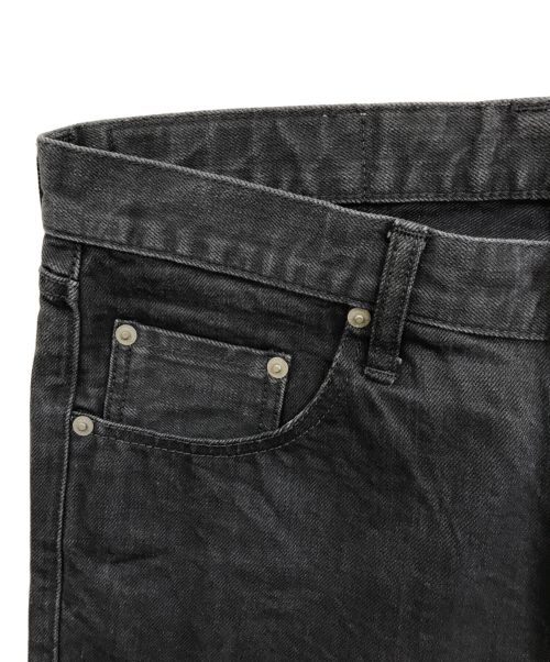 NEIGHBORHOOD（ネイバーフッド）NEIGHBORHOOD (ネイバーフッド) ブラックデニムパンツ グレー サイズ:Mの古着・服飾アイテム