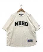 RUSSELL ATHLETIC×NEIGHBORHOODラッセルアスレチック×ネイバーフッド）の古着「カレッジロゴシャツ」｜ホワイト