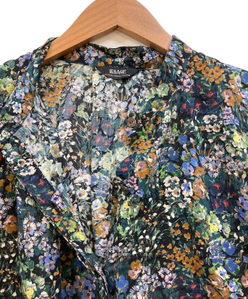 journal standard L'essage（ジャーナルスタンダード レサージュ）journal standard L'essage (ジャーナルスタンダード レサージュ) タックスリーブシャツ グリーン サイズ:下記参照の古着・服飾アイテム