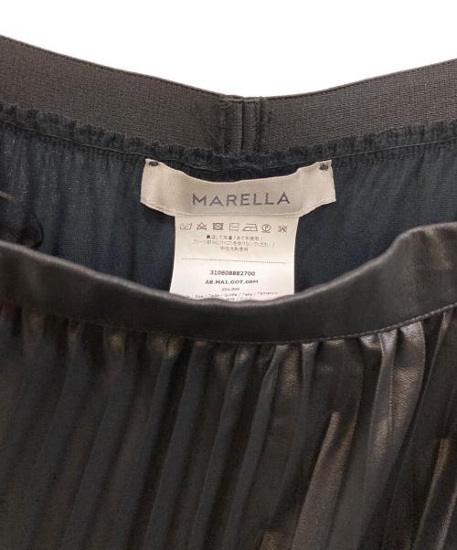MARELLA（マレーラ）MARELLA (マレーラ) プリーツスカート ブラック サイズ:38の古着・服飾アイテム