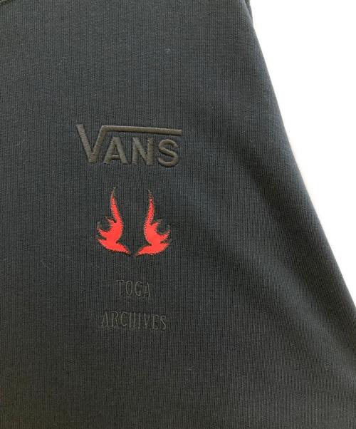 RAY BEAMS（レイ ビームス）RAY BEAMS (レイ ビームス) TOGA (トーガ) VANS (バンズ) TOGA × VANS SWEAT SHIRTS ブラック サイズ:XLの古着・服飾アイテム