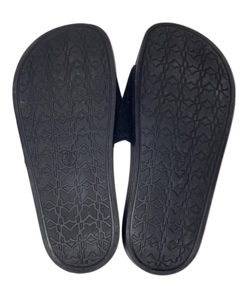 Needles（ニードルズ）Needles (ニードルズ) BEAMS BOY (ビームスボーイ) BEAMS BOY 別注 Papillon Emblem Sandals サンダル ブラック×パープル サイズ:38の古着・服飾アイテム