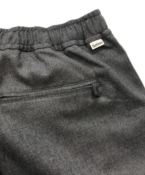 SETINN（セットイン）SETINN (セットイン) Tournament Flex Trousers トラウザー グレー サイズ:XLの古着・服飾アイテム