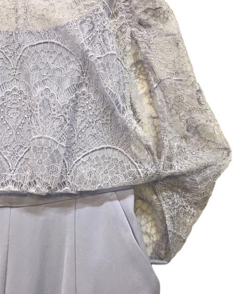 Diagram（ダイアグラム）Diagram (ダイアグラム) レーストップサロペット パープル サイズ:36の古着・服飾アイテム