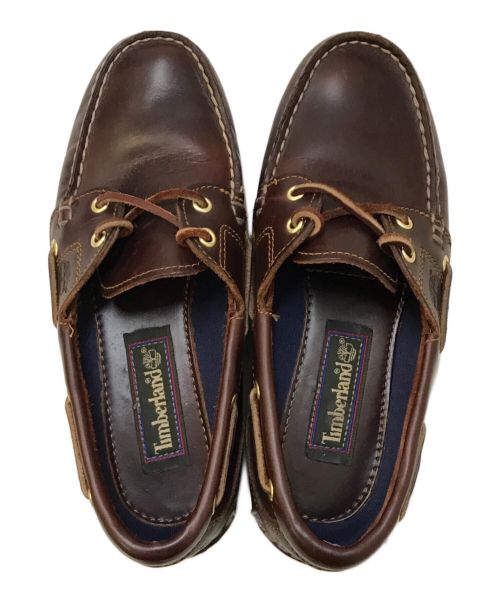 Timberland（ティンバーランド）Timberland (ティンバーランド) AMHRST 2EYE BOAT クラシック アムハースト ツーアイ ボートシューズ ブラウン サイズ:6Mの古着・服飾アイテム