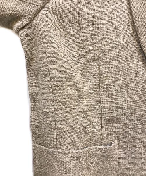 BABYLONE（バビロン）BABYLONE (バビロン) ヘビーリネンジャケット ベージュ サイズ:Fの古着・服飾アイテム