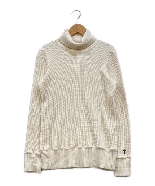 NIGEL CABOURN（ナイジェルケーボン）NIGEL CABOURN (ナイジェルケーボン) タートルネックサーマルカットソー ベージュ サイズ:6の古着・服飾アイテム