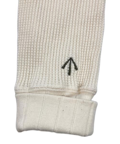 NIGEL CABOURN（ナイジェルケーボン）NIGEL CABOURN (ナイジェルケーボン) タートルネックサーマルカットソー ベージュ サイズ:6の古着・服飾アイテム