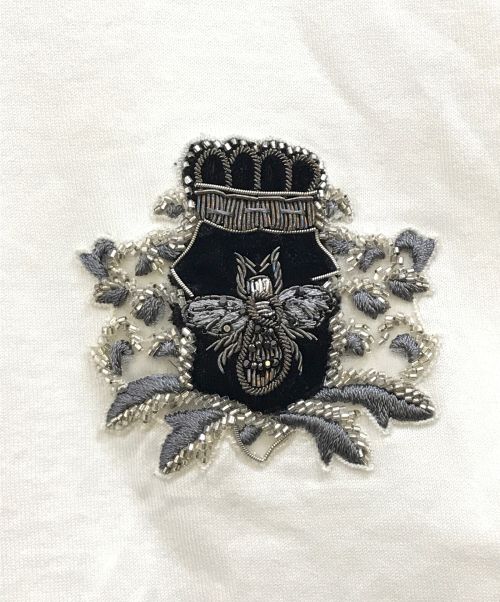 DOLCE & GABBANA（ドルチェ＆ガッバーナ）DOLCE & GABBANA (ドルチェ＆ガッバーナ) 蜂刺繍Tシャツ ホワイト サイズ:44の古着・服飾アイテム