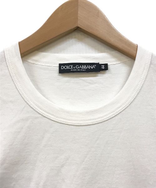 DOLCE & GABBANA（ドルチェ＆ガッバーナ）DOLCE & GABBANA (ドルチェ＆ガッバーナ) 蜂刺繍Tシャツ ホワイト サイズ:44の古着・服飾アイテム