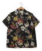 WACKO MARIAワコマリア）の古着「FLORAL HAWAIIAN SHIRT」｜ブラック