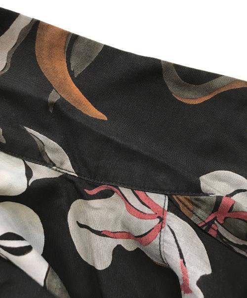 WACKO MARIA（ワコマリア）WACKO MARIA (ワコマリア) FLORAL HAWAIIAN SHIRT ブラック サイズ:Mの古着・服飾アイテム