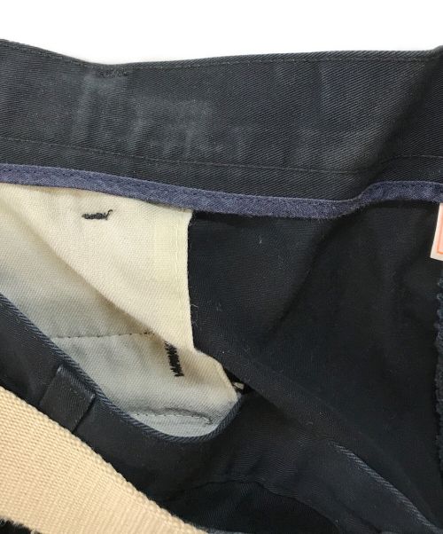 MAISON EUREKA（メゾンエウレカ）MAISON EUREKA (メゾンエウレカ) Vintage Rework Chinos 再構築チノ ネイビー サイズ:Mの古着・服飾アイテム