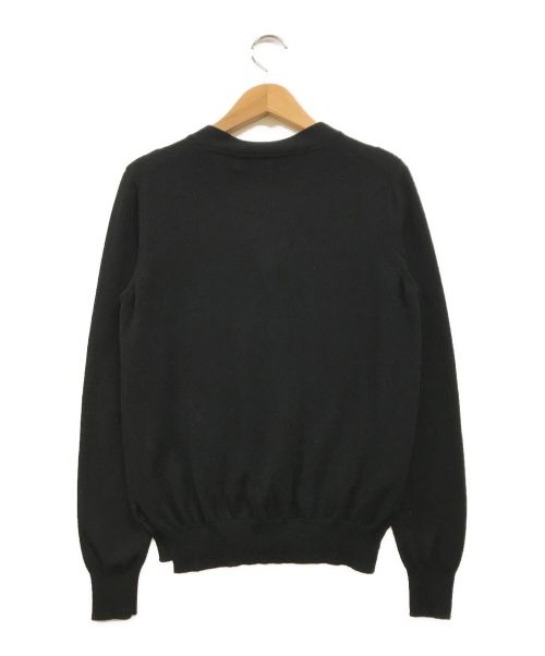 MARNI（マルニ）MARNI (マルニ) Vネックカシミヤカーディガン ブラック サイズ:38の古着・服飾アイテム