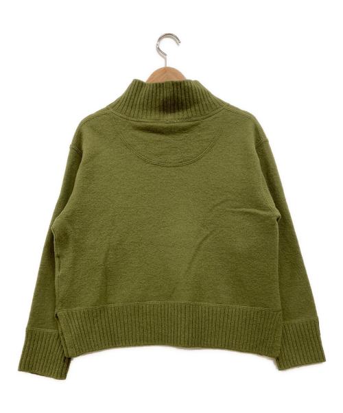 MHL（エムエイチエル）MHL (エムエイチエル) FELTED ROUGH WOOL ウールニット オリーブ サイズ:2の古着・服飾アイテム