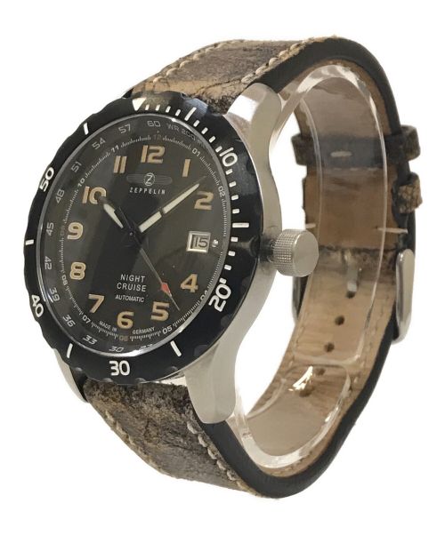 ZEPPELIN（ツェッペリン）ZEPPELIN (ツェッペリン) ナイトクルーズ 腕時計 ブラックの古着・服飾アイテム