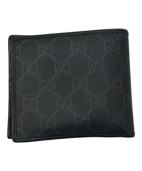GUCCI（グッチ）GUCCI (グッチ) インターロッキングG コインウォレット ブラックの古着・服飾アイテム