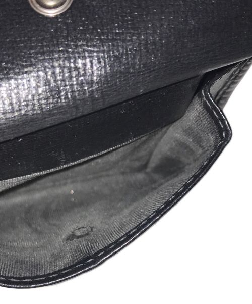 GUCCI（グッチ）GUCCI (グッチ) インターロッキングG コインウォレット ブラックの古着・服飾アイテム