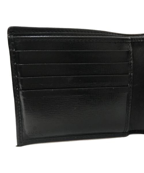 GUCCI（グッチ）GUCCI (グッチ) インターロッキングG コインウォレット ブラックの古着・服飾アイテム