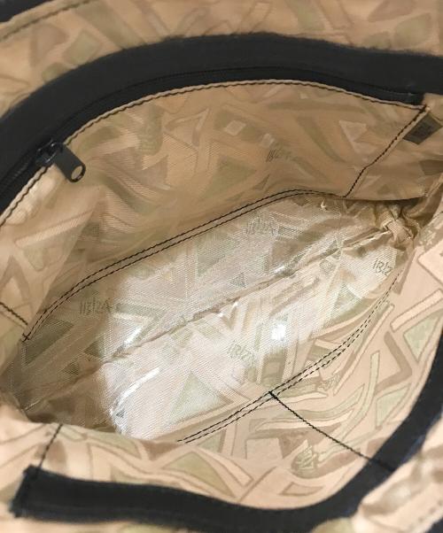 IBIZA（イビザ）IBIZA (イビサ) レザーミニバッグ ブラックの古着・服飾アイテム