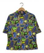 TOKUKO1erVOLトクコプルミエヴォル）の古着「総柄半袖カットソー」｜ブラウン×ブラック