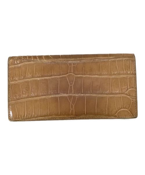 chapllin（チャップリン）chapllin (チャップリン) 型押しロングウォレット ベージュの古着・服飾アイテム