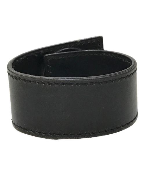 HERMES（エルメス）HERMES (エルメス) セリエ レザーブレスレット ブラックの古着・服飾アイテム
