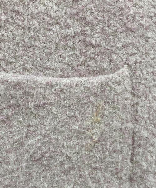 NINE（ナイン）NINE (ナイン) リバーシブルニットコート ピンク サイズ:Ｆの古着・服飾アイテム