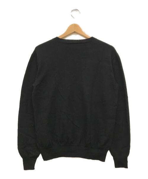 DSQUARED2（ディースクエアード）DSQUARED2 (ディースクエアード) フロントロゴニット ブラック サイズ:Lの古着・服飾アイテム