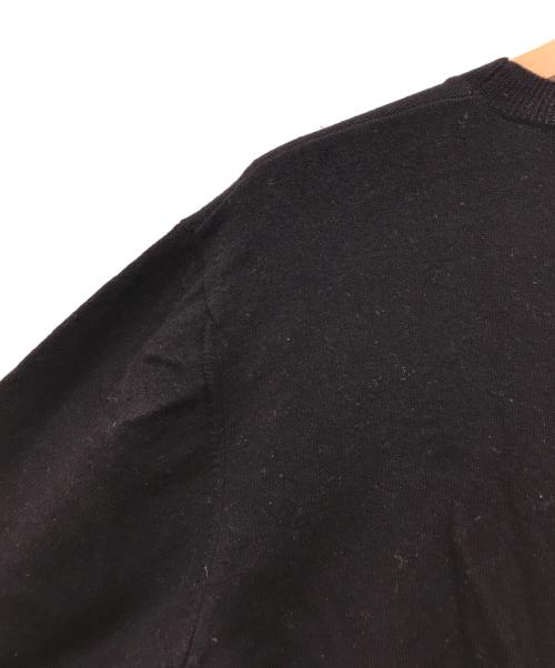 DSQUARED2（ディースクエアード）DSQUARED2 (ディースクエアード) フロントロゴニット ブラック サイズ:Lの古着・服飾アイテム