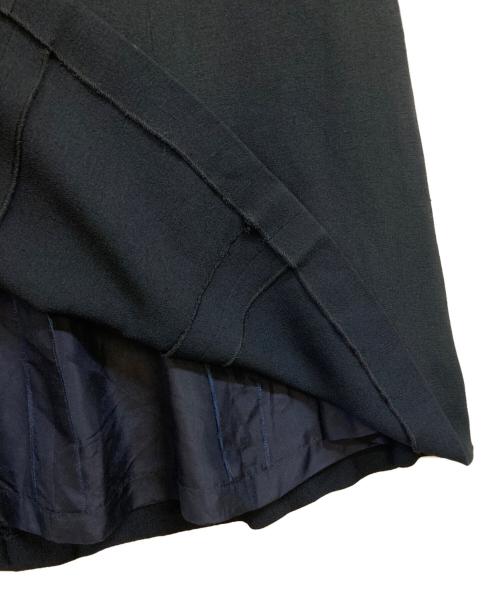 CHANEL（シャネル）CHANEL (シャネル) ワンポインココマーク フレアスカート ネイビー サイズ:38の古着・服飾アイテム