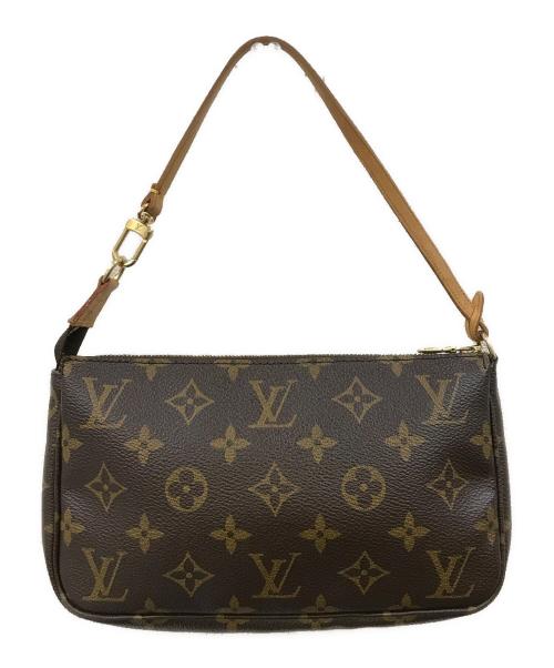 LOUIS VUITTON（ルイ ヴィトン）LOUIS VUITTON (ルイ ヴィトン) ポシェット・アクセソワール ハンドポーチ M51980 ブラウンの古着・服飾アイテム