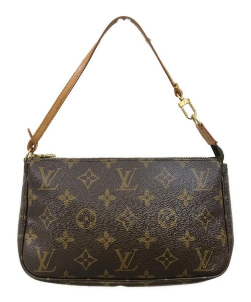 LOUIS VUITTON（ルイ ヴィトン）LOUIS VUITTON (ルイ ヴィトン) ポシェット・アクセソワール ハンドポーチ M51980 ブラウンの古着・服飾アイテム